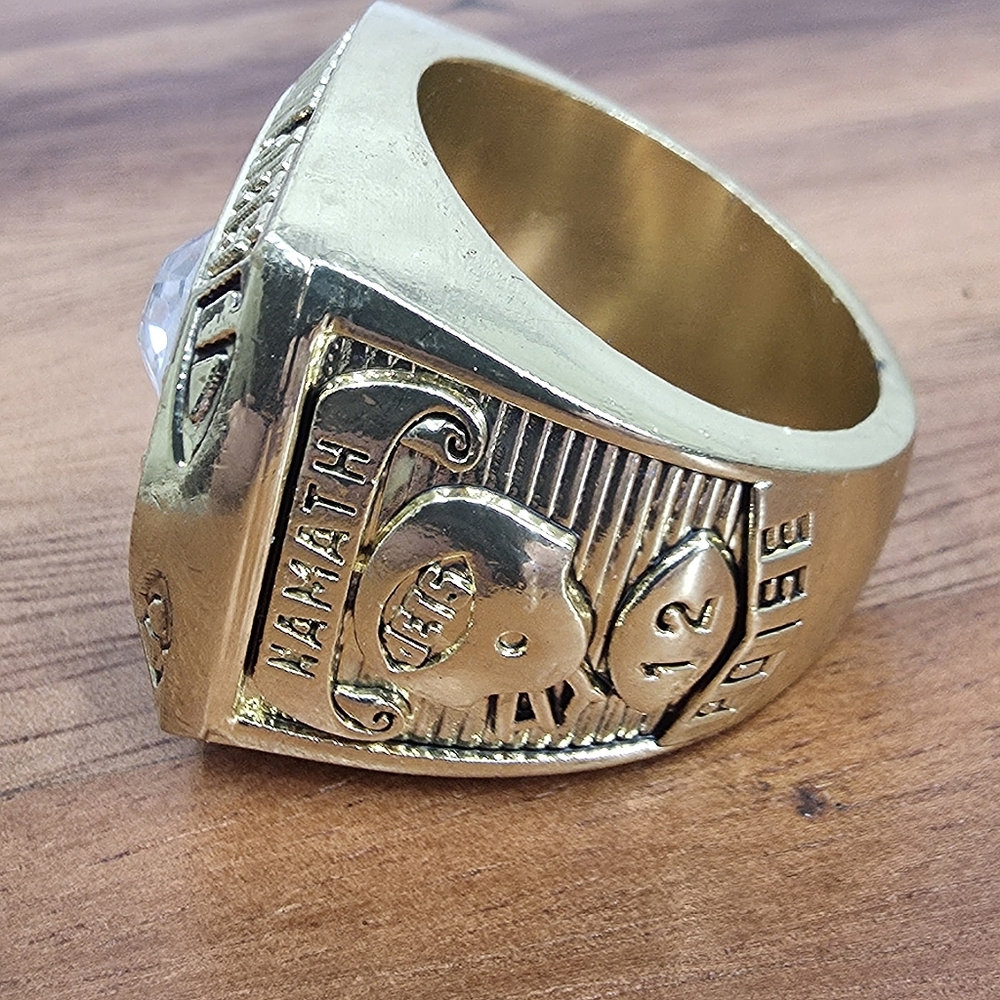 New York Jets Championship Fan Ring 1966 Namath - Picture 5 of 7